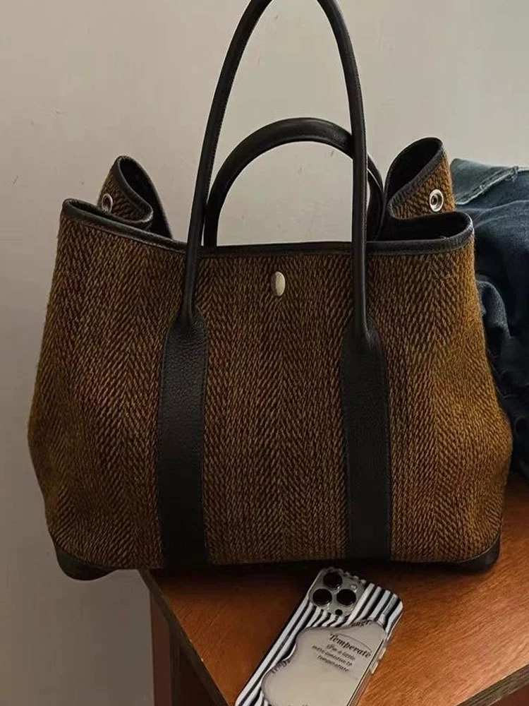 Capacious demi-season high quality one-shoulder bag, universal backpack
