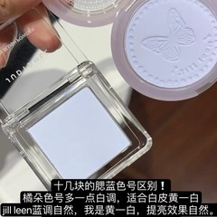 17] JILL LEEN flesh powder blush peach pearl with shimmer matte cream orange brightening makeup for women