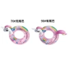 Pink colorful unicorn beast