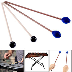 打擊樂器配件高韌纏毛線馬林巴錘楓木杆馬林巴琴槌演奏木琴敲擊棒