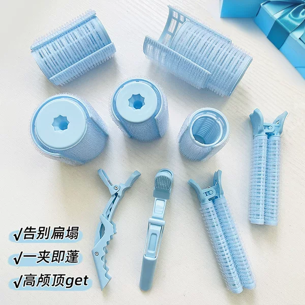 Bangs Roller for Fluffy Hair Roots, High Crown Styling Tool, Air Bangs Clip, Curling Iron, Hair Curtain