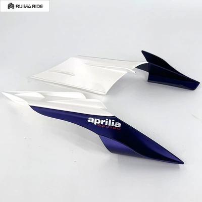 Tail Side Panel Wind Wing – Motorcycle tail - blue-and-white