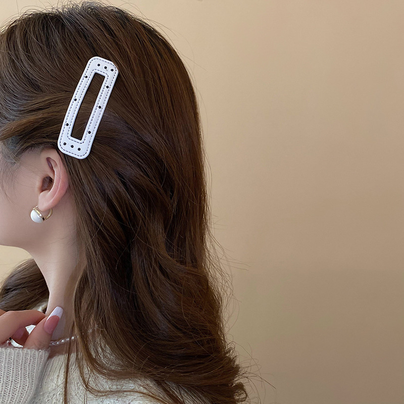 黑白波点星星发夹额前碎发刘海夹可爱通勤BB夹甜酷辣妹潮流发饰女详情27