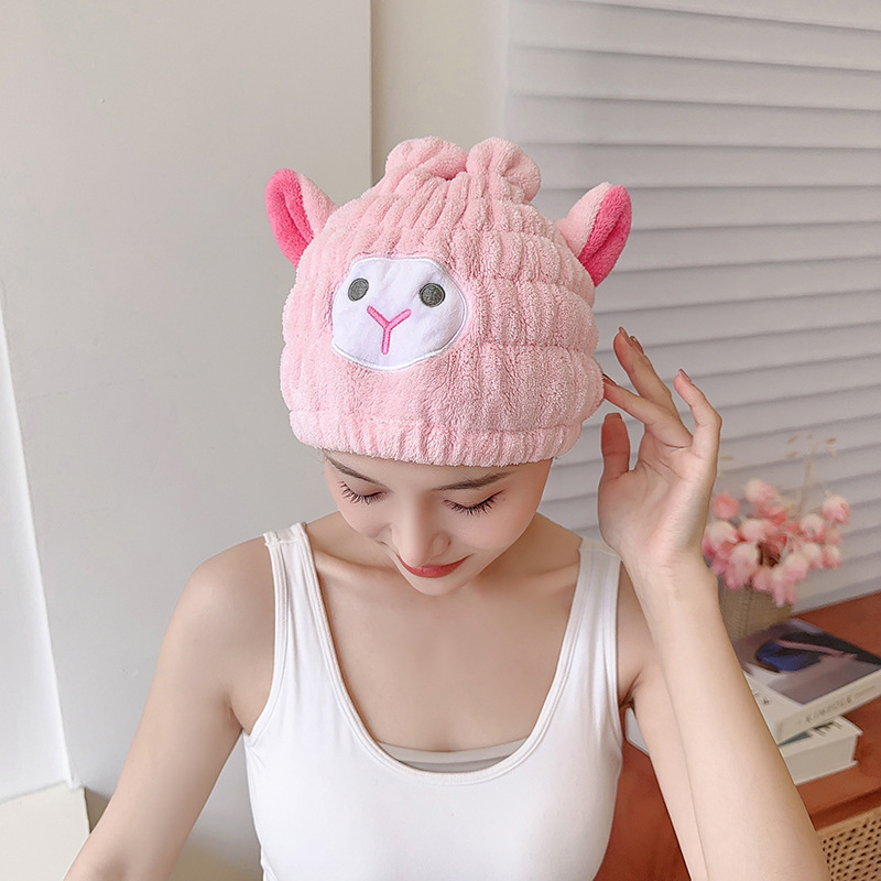 ドライヘアキャップドライヘアタオル女性用シャワーキャップ漫画大人用子供用ドライヘア吸水速干ヘッドカバーヘアタオルシャンプータオル|undefined