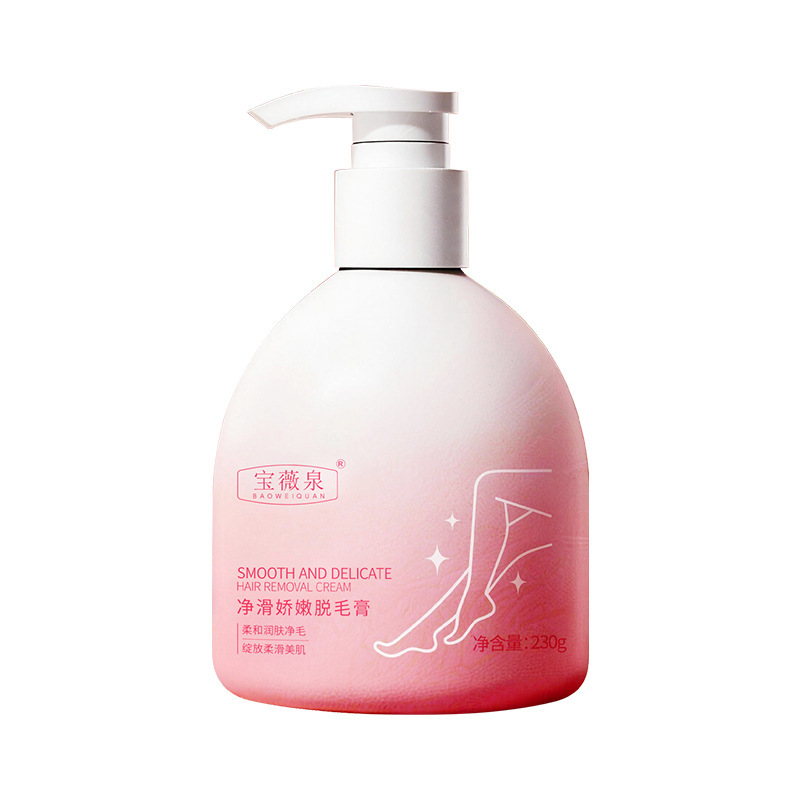 Baojiquan 230g gran volumen depilación crema depilación para todo el cuerpo, cabello suave, no irritante, fabricante suave