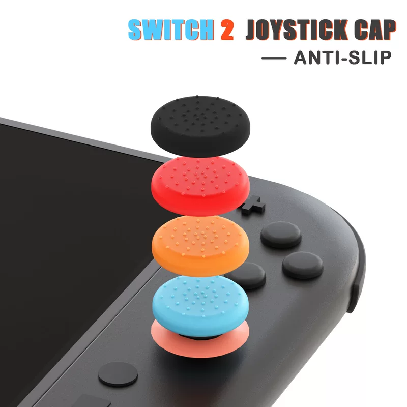 Левая и левая ручка рокер-капка, совместимая с Nintendo Switch 2 рокер-головка 3D нескользящая крышка