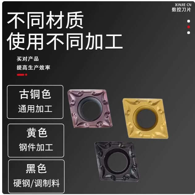 Фреза с алмазным внутренним отверстием в форме ромба, фреза с ЧПУ CCMT09T304/060204/120408, инструмент для обработки нержавеющей стали с ЧПУ.