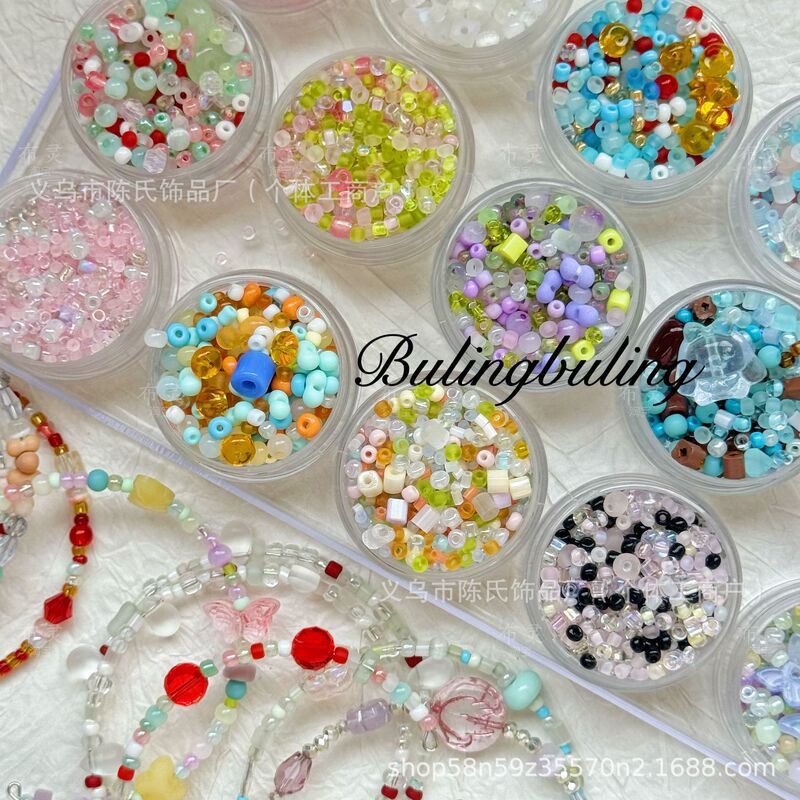 Mixed millet beads DIY handmade bracelet necklace mobile phone chain accessories