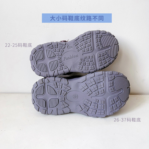 Children's Shoes Children's Sports Sandals Hollow Breathable Boys' Baotou Beach Shoes 2024 Summer Velcro Girls' Shoes