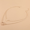 Fashionable pendant heart-shaped, chain for key bag , necklace, European style, simple and elegant design
