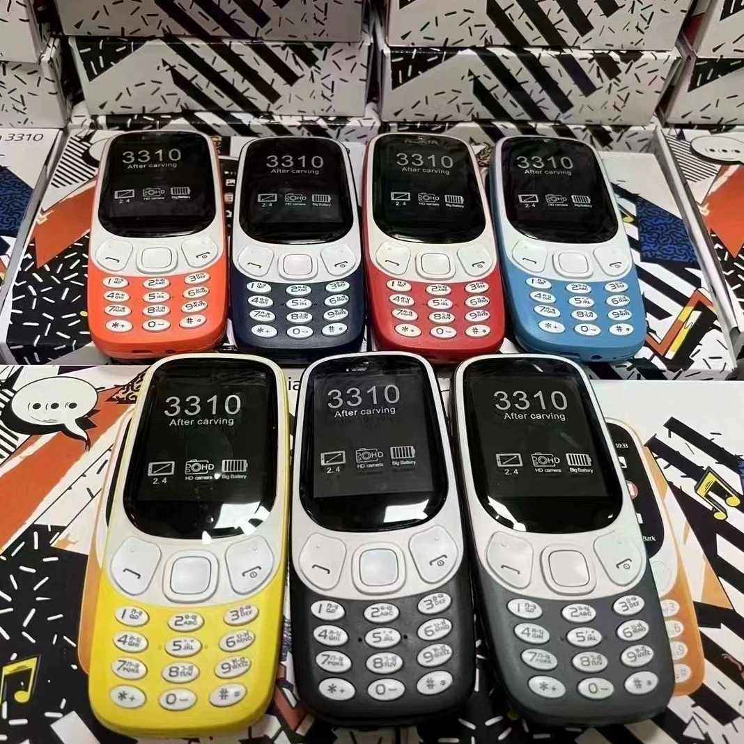 Применимый кросс-граница 3310 2.4GSM2G неинтеллектуальные прямые клавиши и клавиши для пожилых функция мобильный телефон с двойной картой