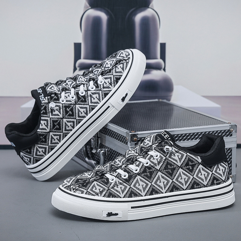 Zapatos de Lona Sin Cordones para Hombre Transpirables y Ligeros para Uso Diario image 3