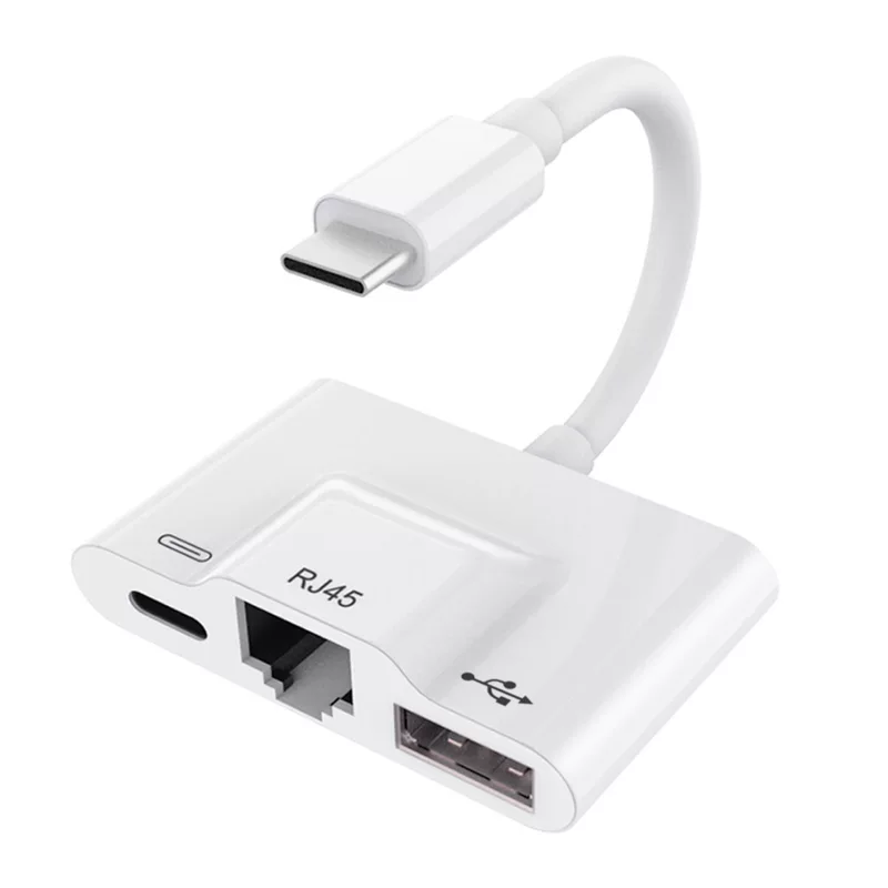 Подходит для Type-C до RJ45 100M. карта, переходник сетевой кабель с USB интерфейсом