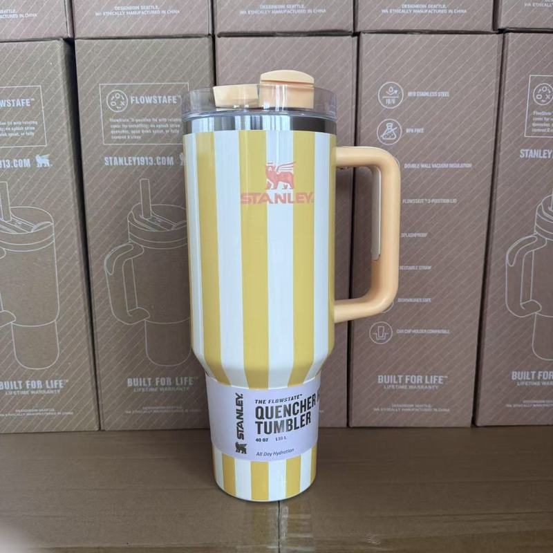 跨境亚马逊史丹利保温杯stanley2代40OZ大容量冰霸不锈钢车载吸管|undefined