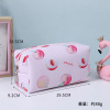 Polyurethane waterproof cosmetic bag, storage system for traveling, black set, simple and elegant design