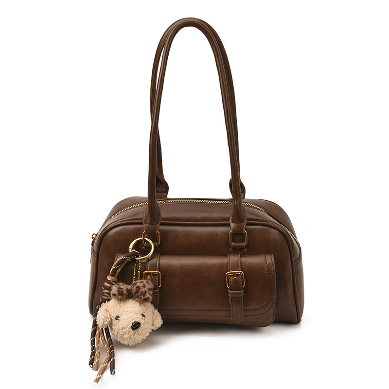 Bolsa de bolos de mano de moda coreana para mujeres 2025 nueva bolsa de almohada casual universal bolsas de hombro para viajar bolsas de brazo