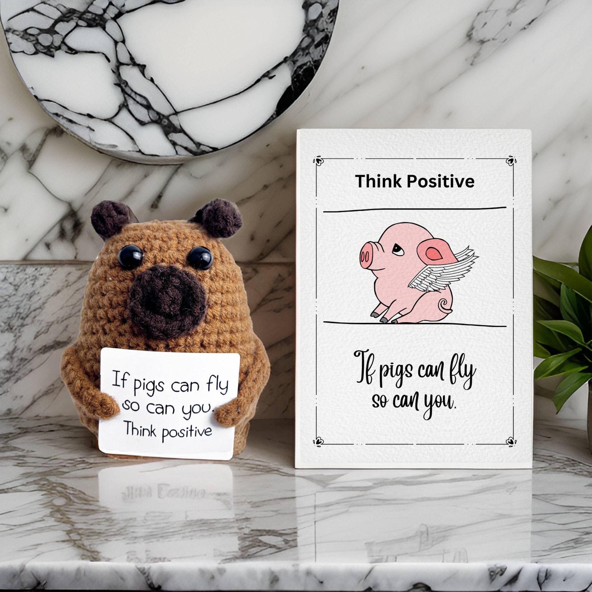 【완제품】갈색 돼지와 카드