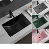 Manufactor wholesale colour Counter Basin TOILET ceramics Washbasin balcony Wash basin Embedded system Basin Basin