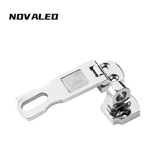 316 stainless steel swivel buckle 75*25mm wooden case heavy duty lock buckle luggage padlock hinge with swivel padlock eye