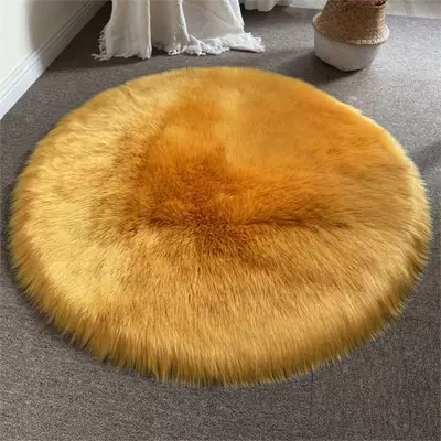 Car Carpet – Leisure Green Space] Carpet - beige-5050cm-square