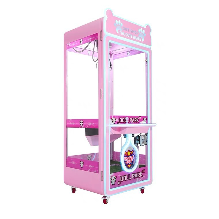 곰발 완전투명 인형뽑기 기계 [선불]