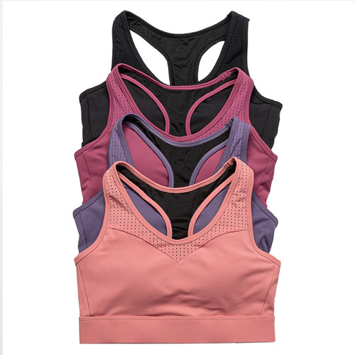 Internet celebrity sports bra for women high-intensity shockproof running push-up shaping fitness bra beautiful back yoga vest bra