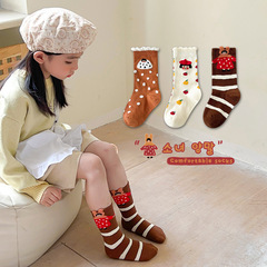 24春季新款兒童襪子批發卡通女童襪子可愛中大童棉襪夏天寶寶襪子