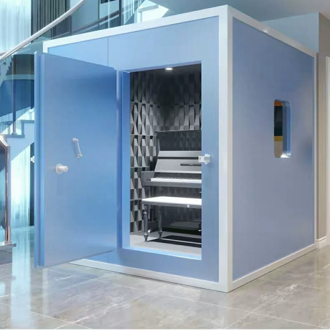 Звукоизолированная комната, небольшая спальня, съемная домашняя студия звукозаписи, комната для прямой трансляции, домашняя студия звукозаписи для пения, практики пения, фортепиано