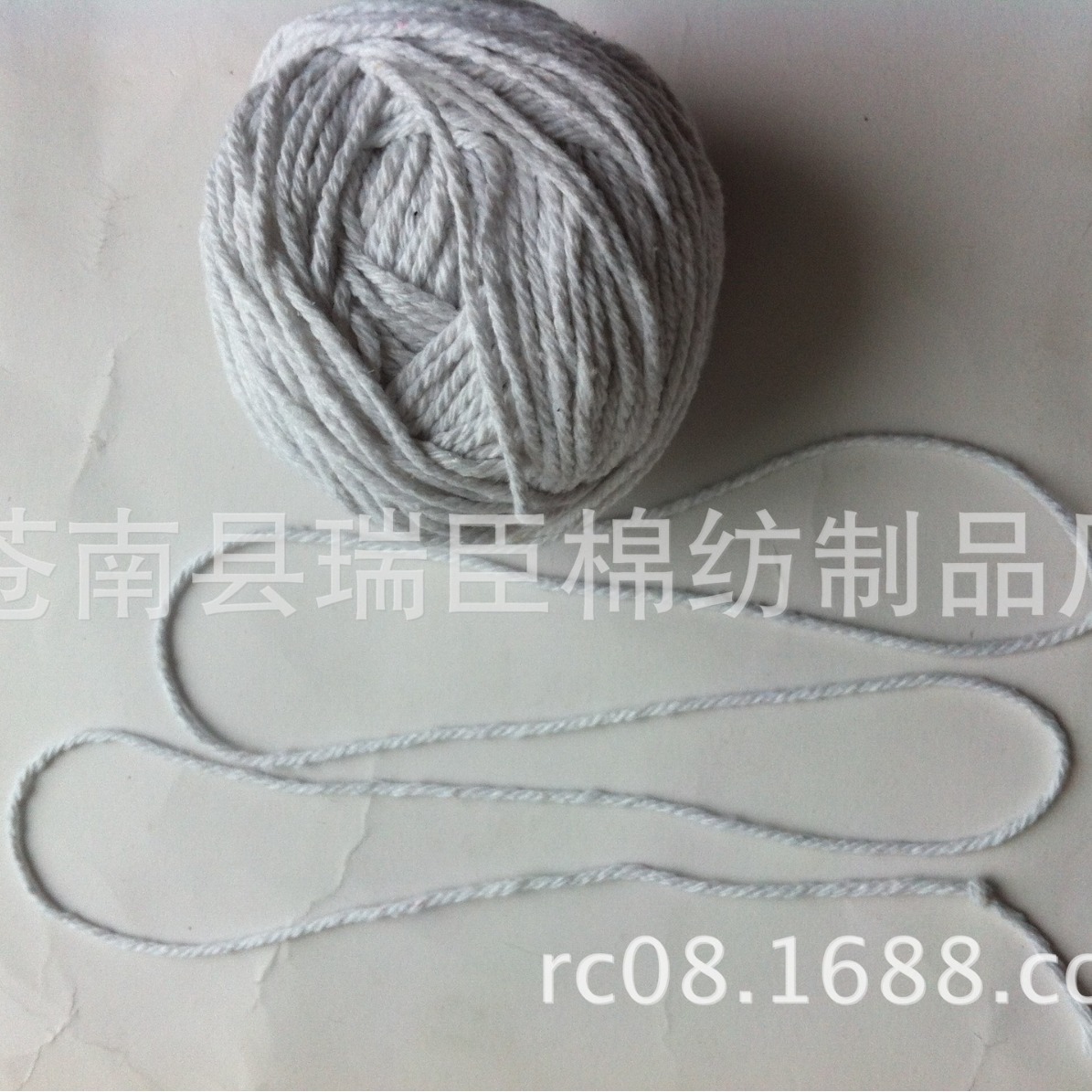 漂白3X3全涤纱拉链线 拉链中心线