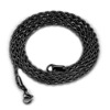 Fashionable necklace stainless steel with pigtail hip-hop style suitable for men and women, chain for beloved, European style