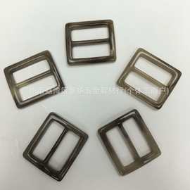 日字扣树脂新款透明时尚三档扣腰带日子扣配件扣鞋扣合金