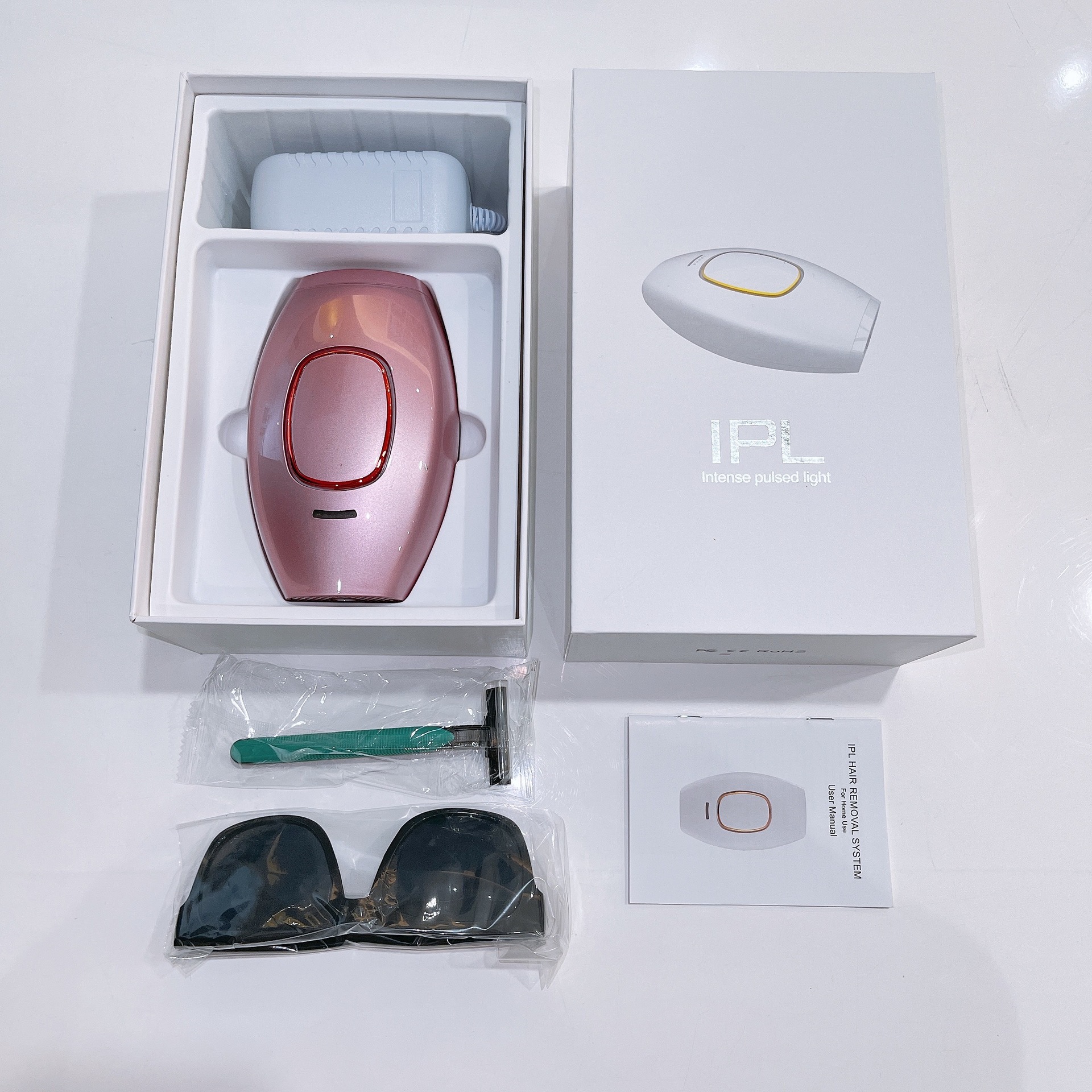 Venta caliente transfronteriza instrumento de depilación salón de belleza pulso fuerte dispositivo de depilación de cuerpo entero hogar portátil IPL fotón rejuvenecimiento de la piel instrumento image 12