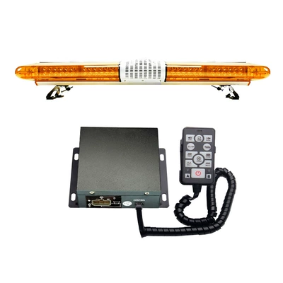 High-power LED long-row warning light strobe light 1.2m Super bright strobe light + speaker + siren JH9200E