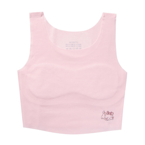 Girls' underwear development period students one stage seamless modal bra junior high school girls vest wholesale summer