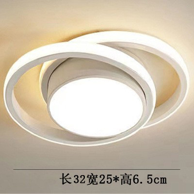 Transfronterizo moderno simple luz del pasillo llevó la luz del Pasillo creativo Entrada de entrada Entrada Vestíbulo guardarropa abierto-montado luz de techo