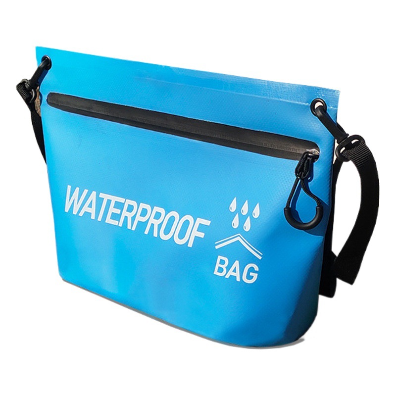 Hand-held cosmetic bag zipper storage bag shoulder waterproof swimming bag outdoor travel carry-on small bag wash bag factory