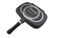 DESSINI Dual-Sided Panini Press Dual-Sided Pan Dual-Sided Baking Pan Non-Stick 32-36-42-40cm