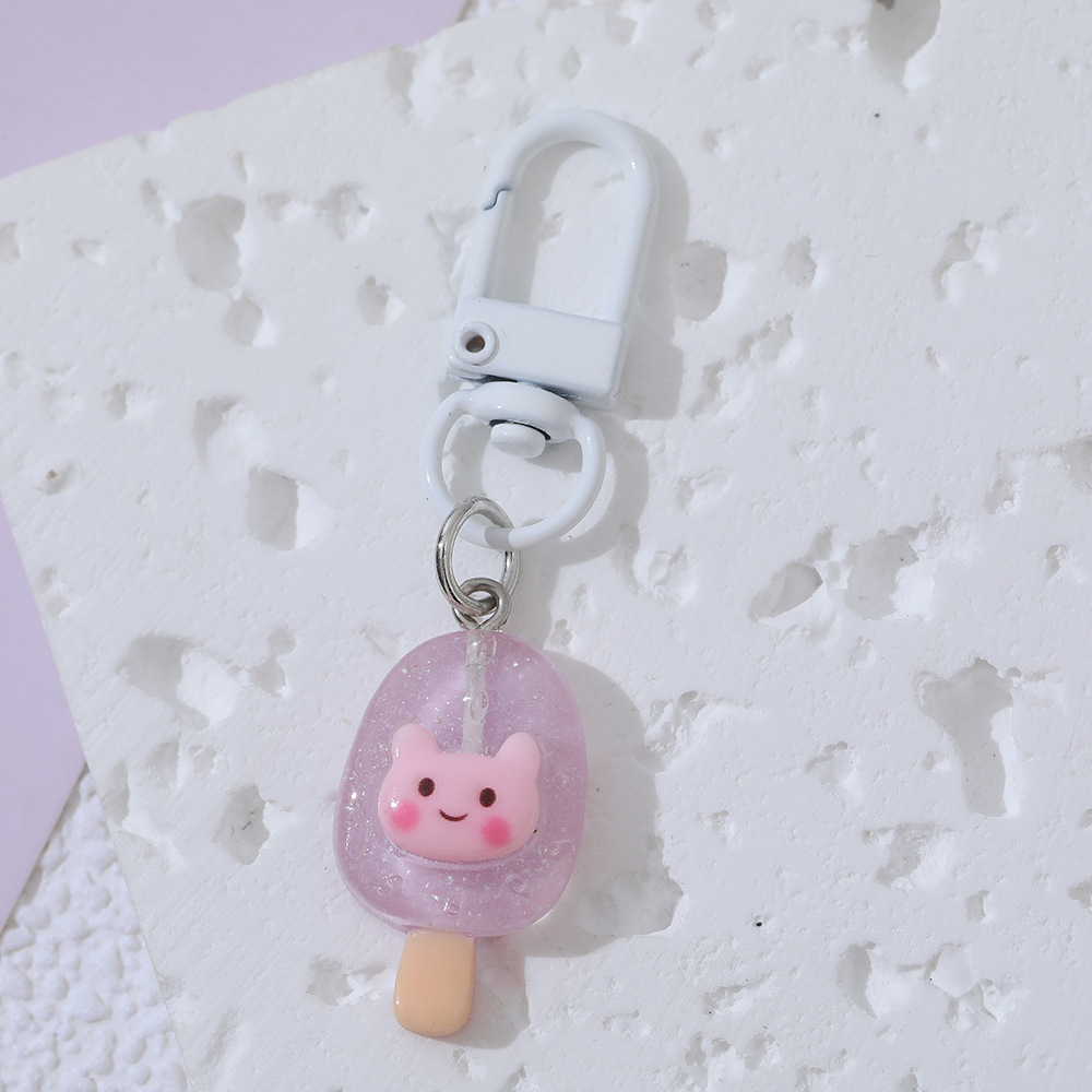 Original Popsicle helado colgante chica de dibujos animados corazón estudiante mochila adornos novias regalo ins colgante al por mayor