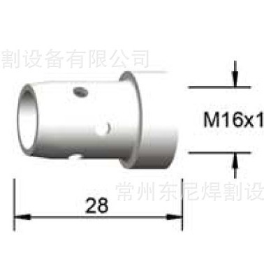 厂价批发水冷宾采尔气保焊枪501D分流器导气件gas diffuser陶瓷