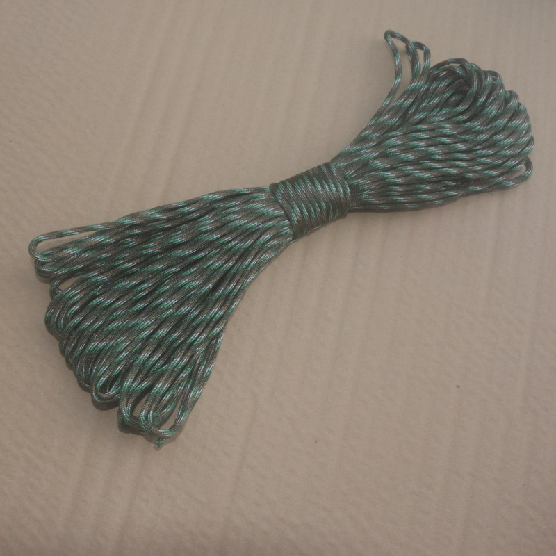 7七芯傘紐31メートル100フィート4mm屋外編みブレスレット用ひもで干しひも200色を縛る
