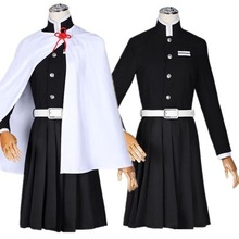 万圣节儿童款鬼灭之刃c服 栗花落香奈乎cospaly服装 鬼杀队队服