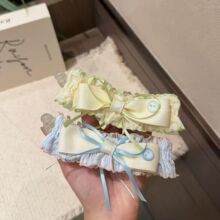 新款卡通蝴蝶结飘带香蕉夹时尚百搭学生少女发卡侧边夹盘发夹发饰