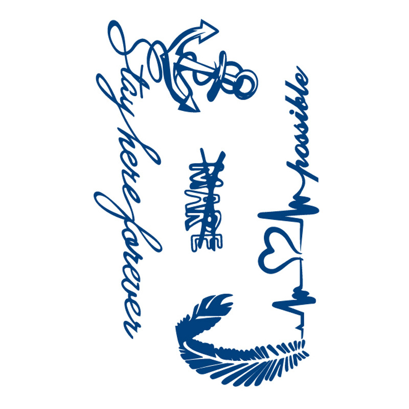 ジュースの紋章はネットの赤い紋章を貼って15日間の現物の卸売りの草本の植物の半永久の刺青のシールを持続します。