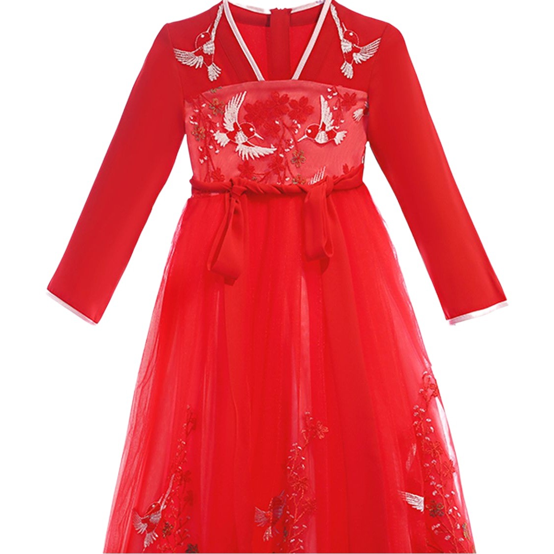 Primavera hanfu niñas nueva Tang Bordado DE LOS NIÑOS traje antiguo Super Hada estilo chino falda 1861