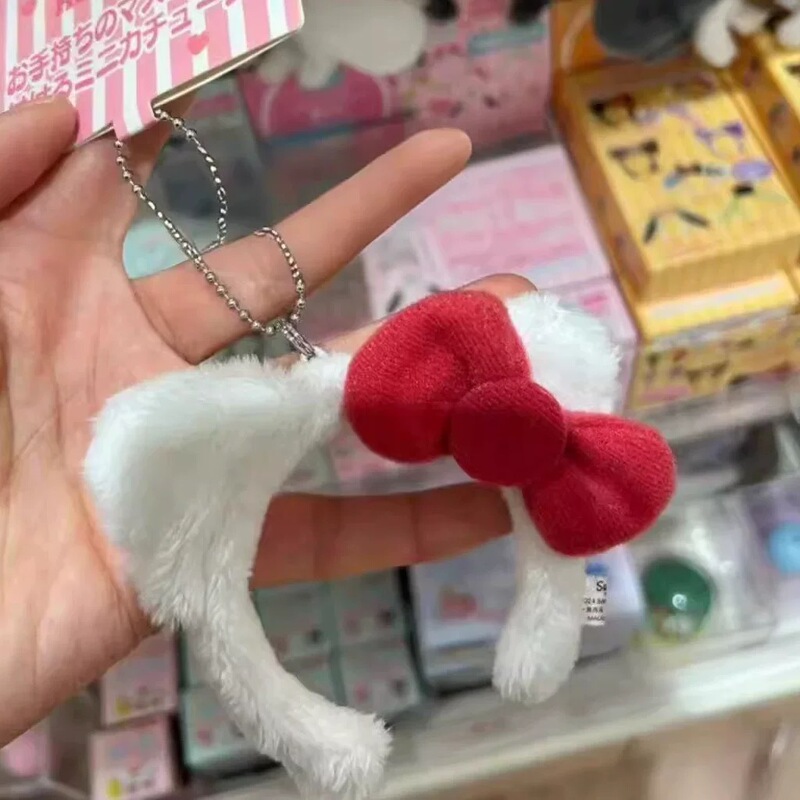 キラキラKT! 少女感猫両面つかみ高級感銀色蝶結びサメ挟み後頭部ヘアクリップ|undefined