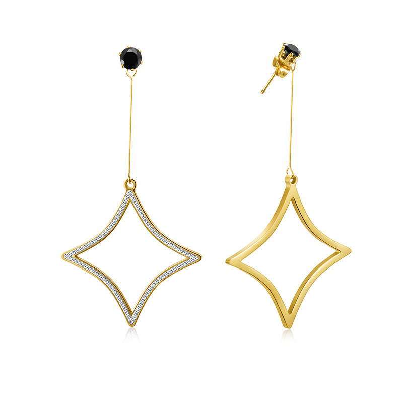 Oferta especial experiencia europea y americana joyería de acero titanio vacío galvanoplastia no decoloración no alérgica joyería pendientes collar fábrica al por mayor