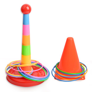 Parent-Child Interactive Stacking Toys Throwing Tower Indoor and Outdoor Leisure Competition Kindergarten Games Children's Toys