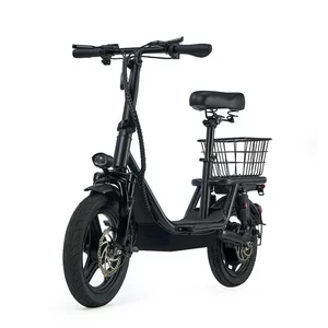 Cross-border foldable electric scooter with long range, portable shock-absorbing scooter for urban commuting