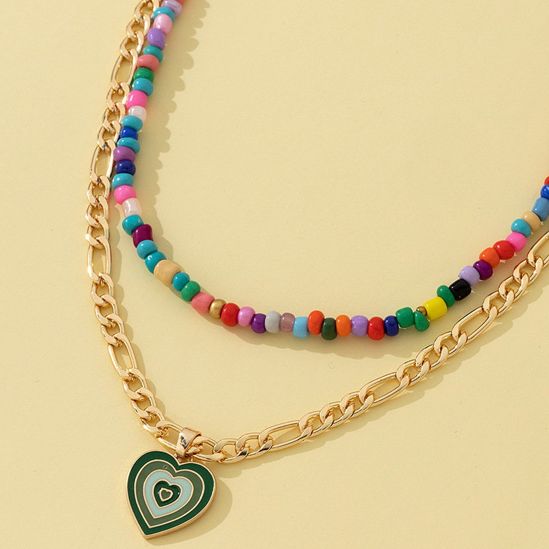 1 Piece Cute Heart Shape Alloy Plating Womenu0027S Pendant Necklace