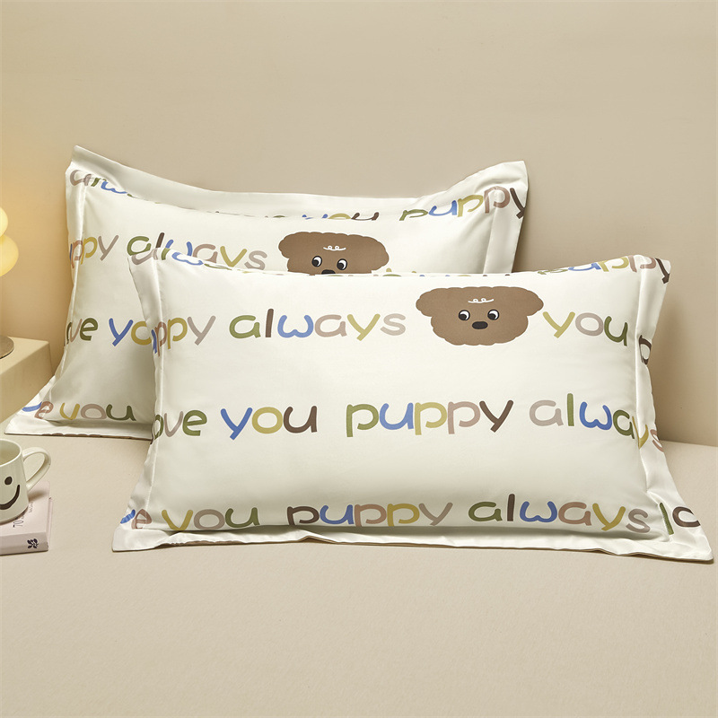 Un par de fundas de almohada de seda de hielo de 48cmx74cm fundas de almohada de seda para el hogar 2025 nuevo juego completo individual premium